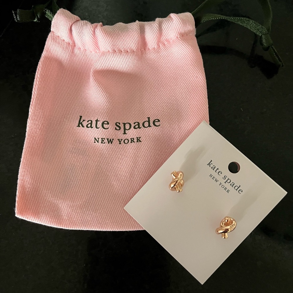 Kate Spade Rose Gold Earrings♠️